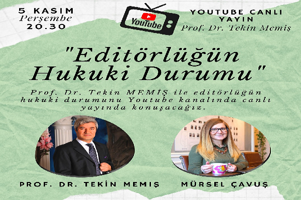 Editörlüğün Hukuki Durumu